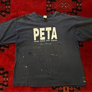 Y2K vulgar thrashed tee